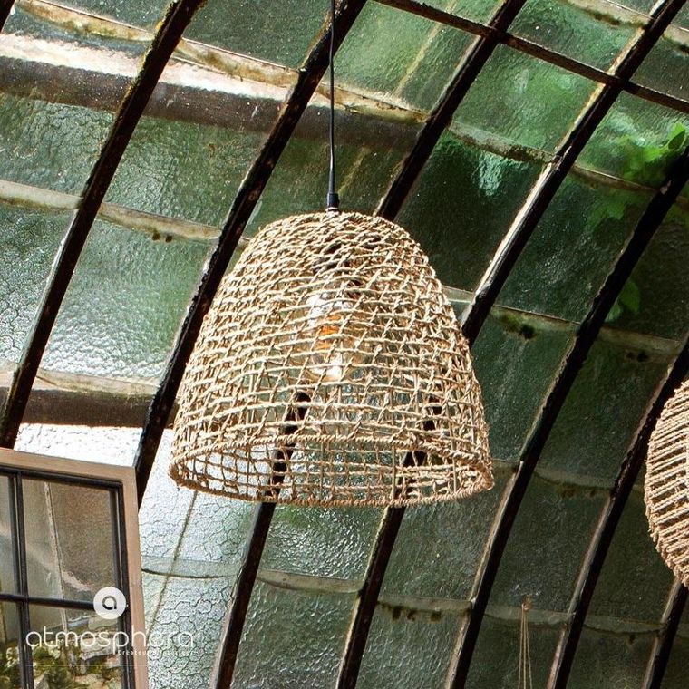 Atmosphera, klosz z trawy morskiej, Jada, lampa stożkowa, Ø 28,5 cm