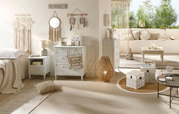 Atmosphera, komplet świeczników ze szkła, Ete z drewnianymi podstawkami, 3 szt.