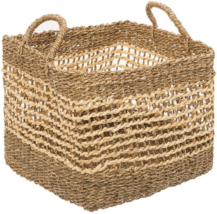 Atmosphera, koszyki do przechowywania z uchwytami, 3 szt., wiklina