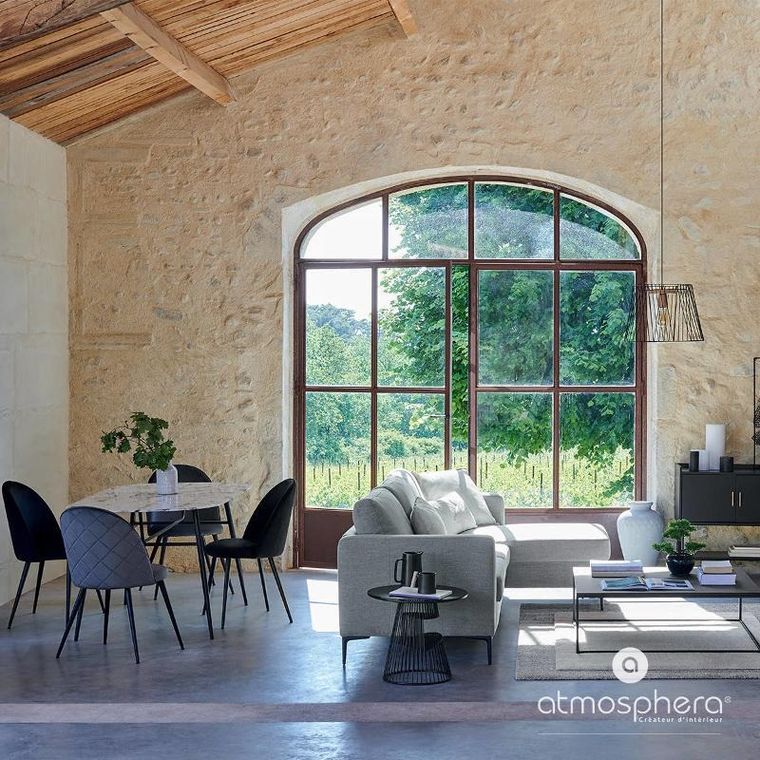 Atmosphera, krzesło tapicerowane do jadalni, Slano