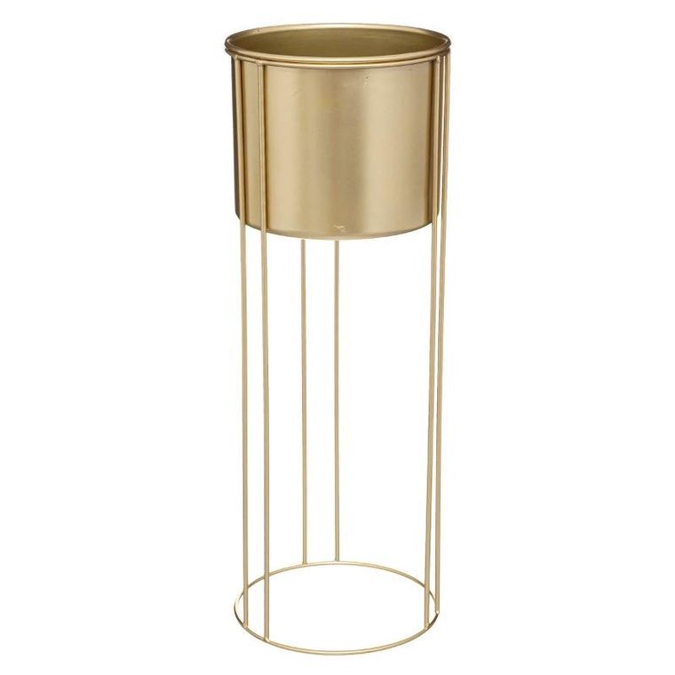 Atmosphera, kwietnik metalowy, stojący, 2 szt., 58 cm