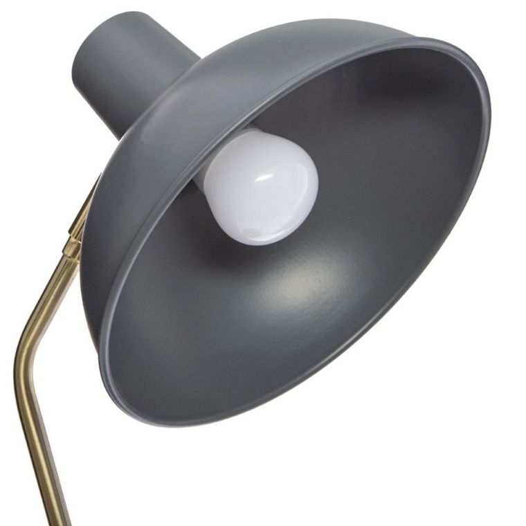 Atmosphera, lampa na biurko, Celia, 38 cm, czarna