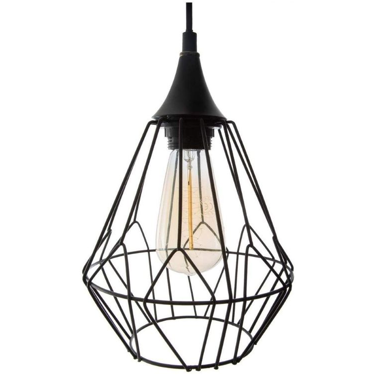 Atmosphera, lampa sufitowa, metalowa, Loft, 3 szt.