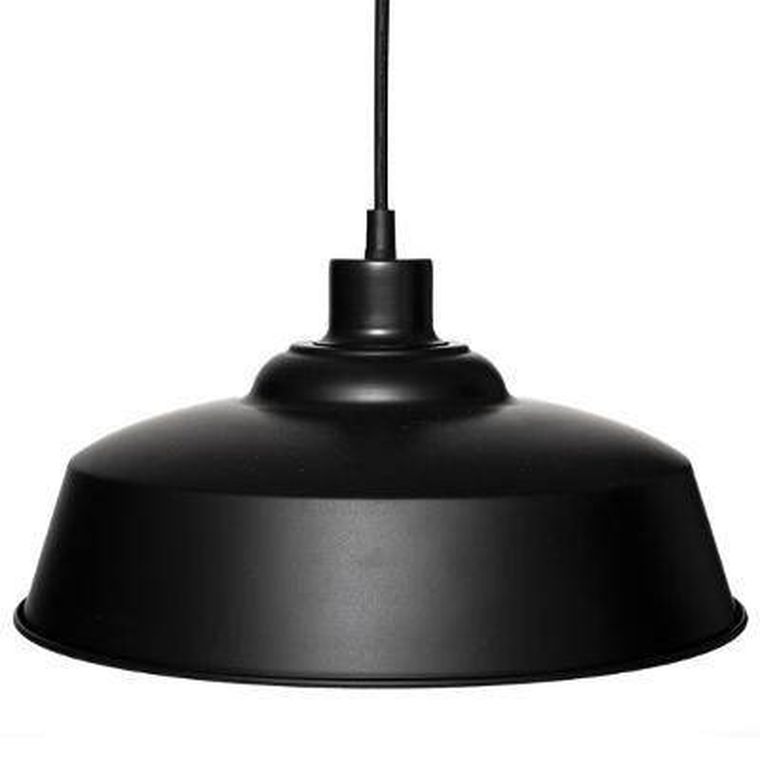 Atmosphera, lampa wisząca, Ezio, metal, czarna, wys. 60 cm