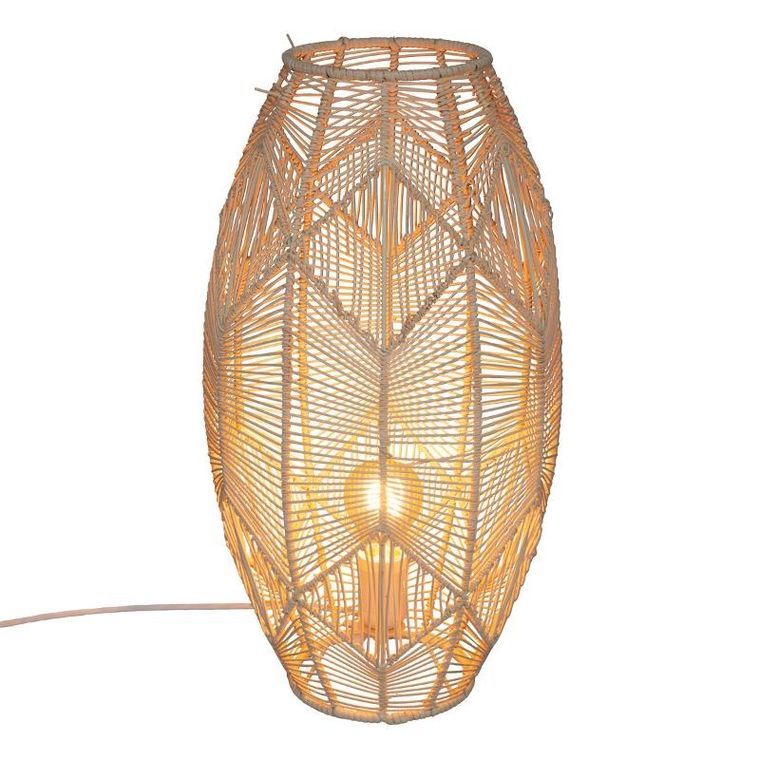 Atmosphera, lampion z rattanu, Kita, 49 cm