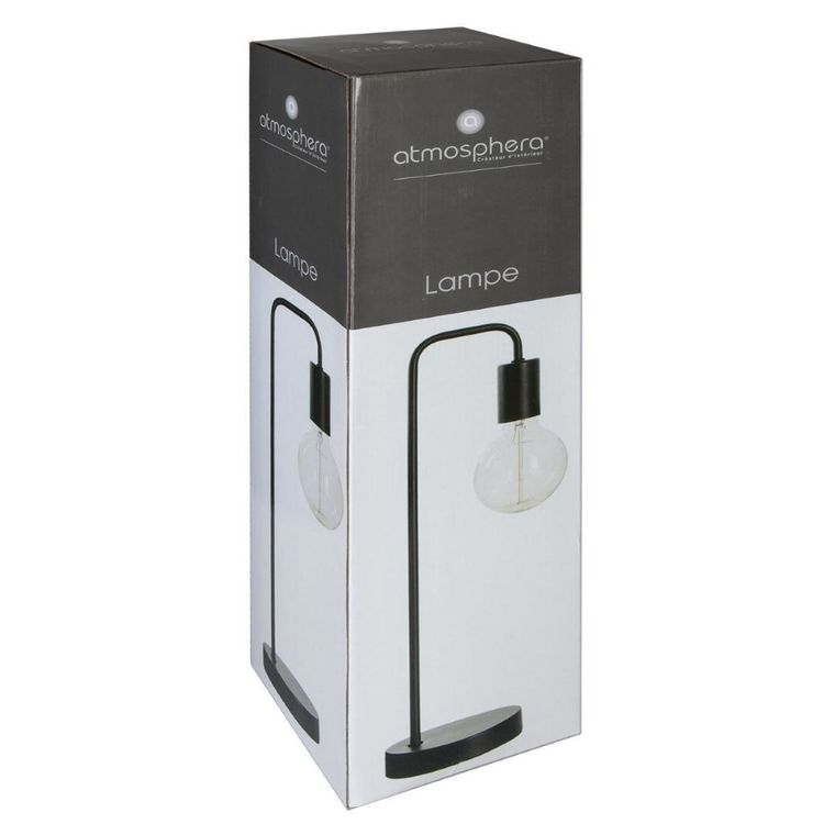 Atmosphera, lampka stołowa, na biurko, czarny