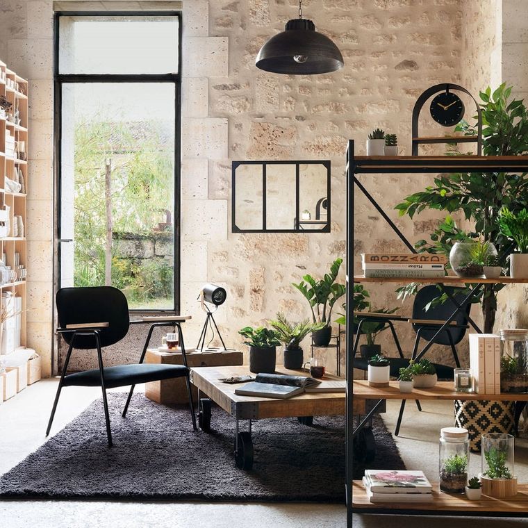 Atmosphera, lampka stołowa na statywie, Bil, czarna