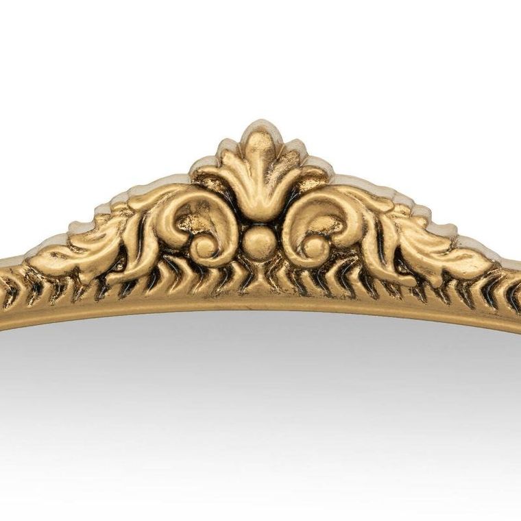 Atmosphera, lustro w złotej, zdobionej ramie, Victoria, w ludwikowskim stylu, 51-41 cm