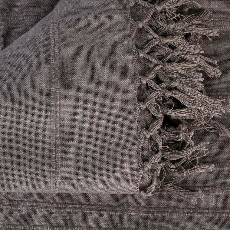 Atmosphera, narzuta na łóżko, ciemnoszara, 250-230 cm