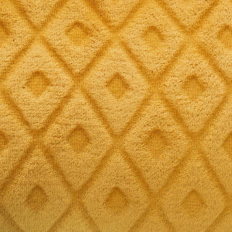 Atmosphera, narzuta pled 3D, Losan, żółta, 180-230 cm