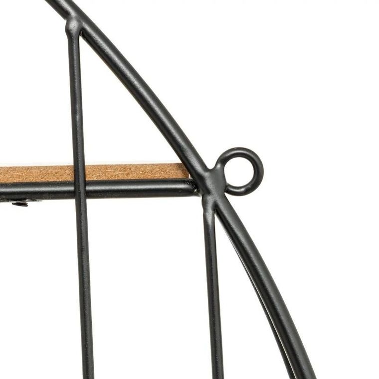 Atmosphera, okrągła półka wisząca z lustrem, Zina, ø 56 cm