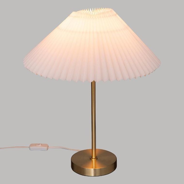 Atmosphera, Origami Jiling, lampal stołowa, plisowany klosz, średnica 37 cm