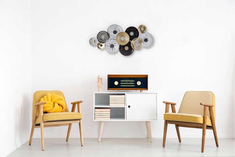 Atmosphera, ozdoba ścienna, Deco, wzór etniczny, 134-68 cm