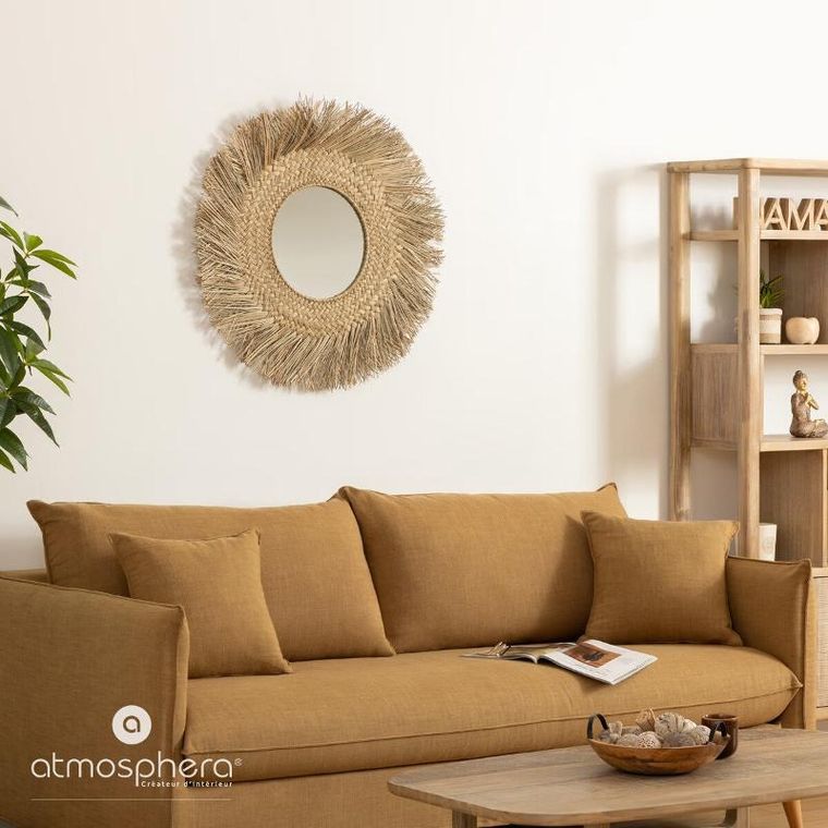 Atmosphera, ozdobna misa z drewna mango, średnica 30 cm