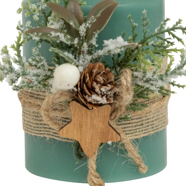 Atmosphera, ozdobna świeca parafinowa LED, 10 cm