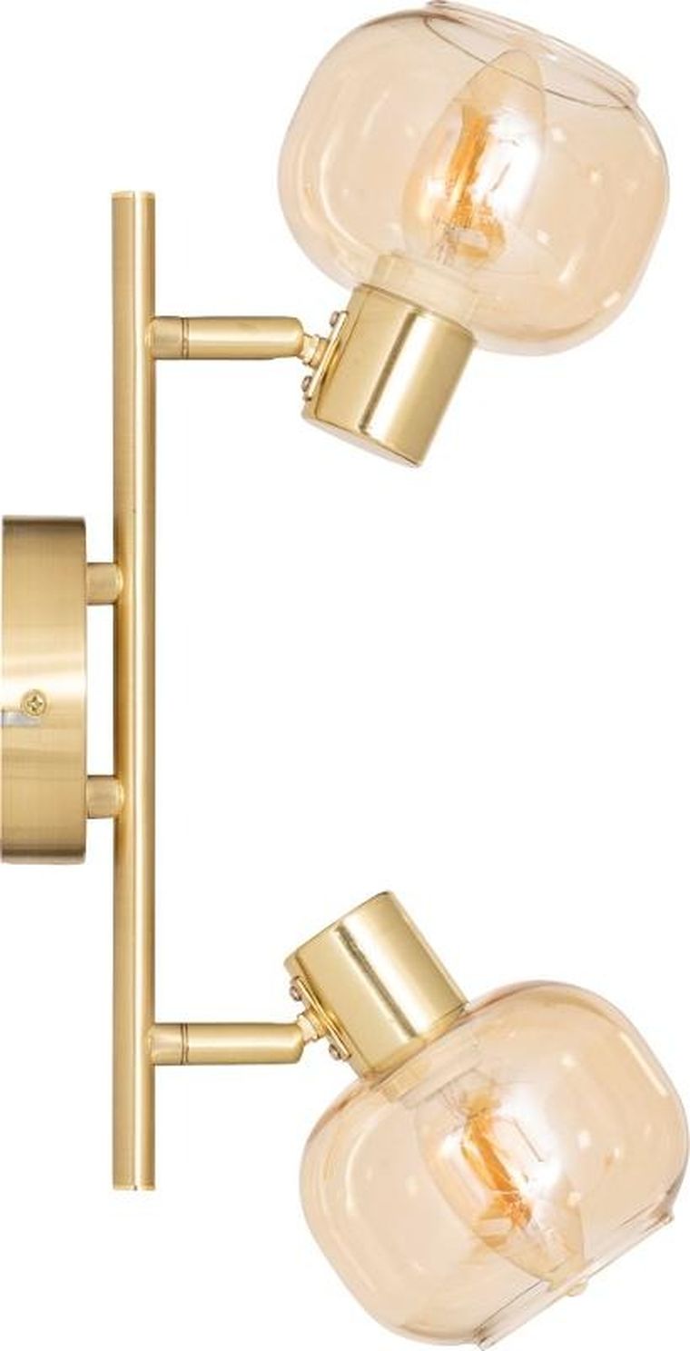 Atmosphera, Pilla, lampy sufitowe, złoto i szklane klosze, 2 punktowe