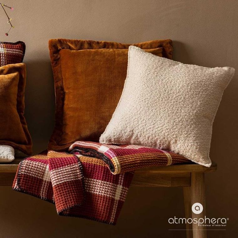 Atmosphera, poduszka dekoracyjna boucle, Soana, 45-45 cm