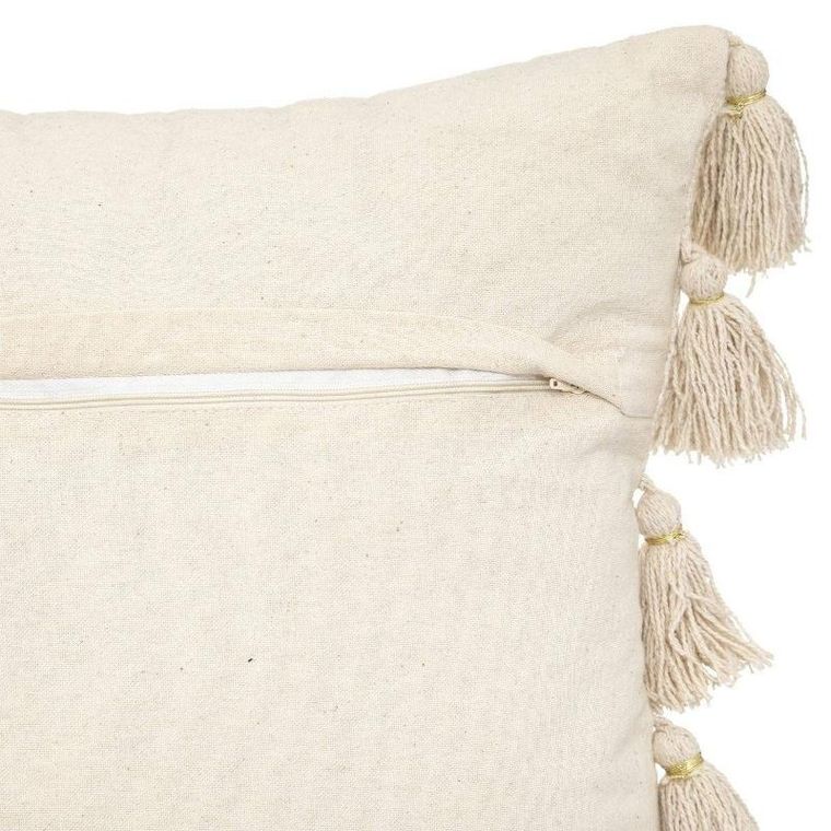 Atmosphera, poduszka dekoracyjna z frędzlami, 50-50 cm