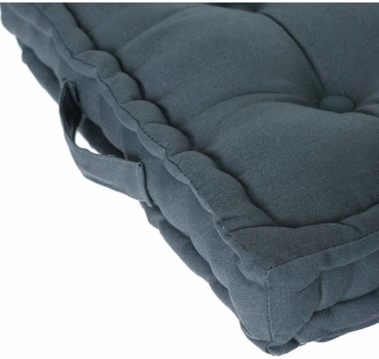 Atmosphera, poduszka do siedzenia na podłodze, 40-40-8 cm, antracytowy