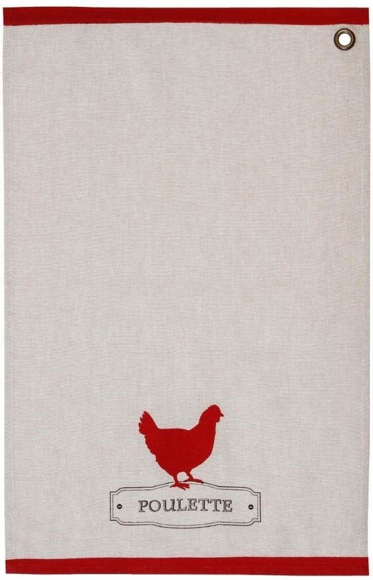 Atmosphera, Poulette, ręczniki kuchenne, bawełniane, 45-70 cm, 2 szt.