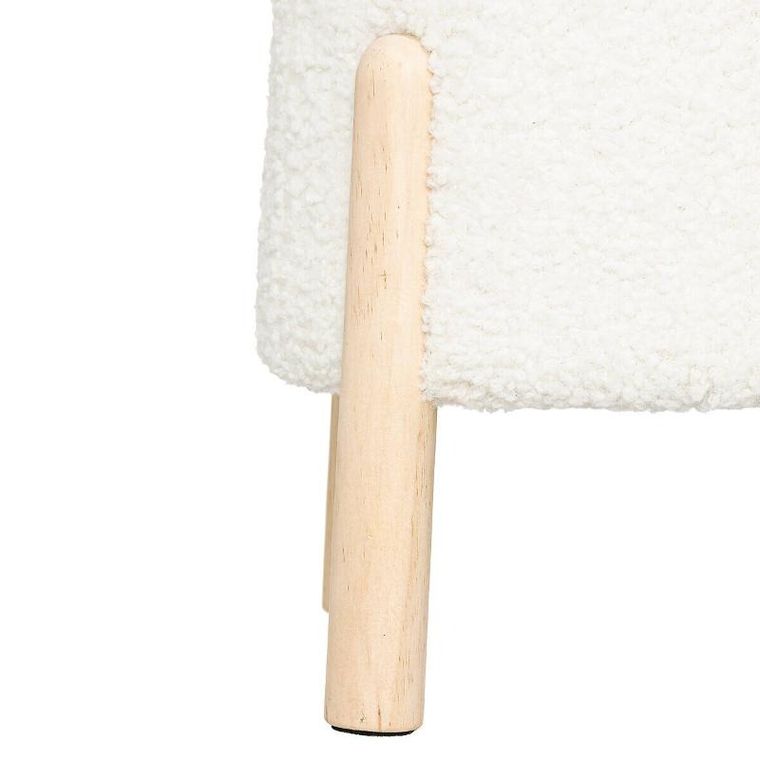 Atmosphera, pufa baranek z sosnowymi nogami boucl, 41-35-41.5 cm