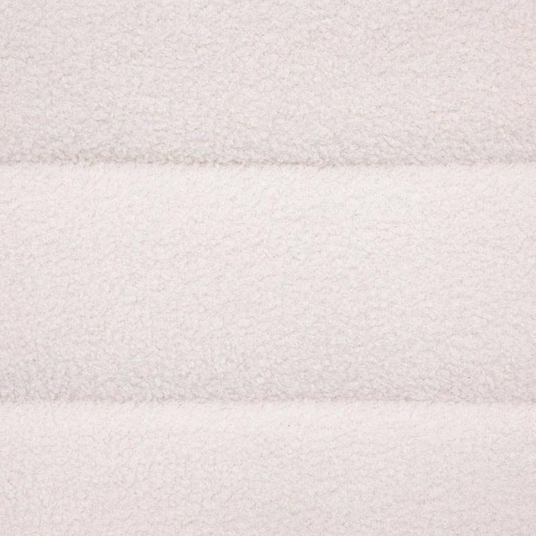 Atmosphera, pufa do salonu Sinan, materiał z efektem boucle, 100-40 cm