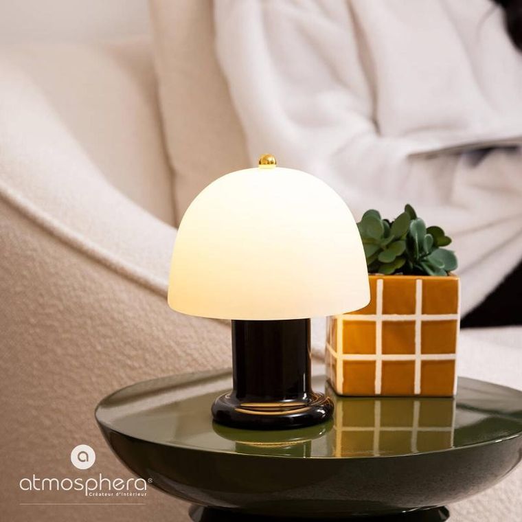 Atmosphera, Rick, lampa grzybek, 21 cm