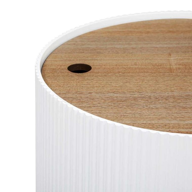 Atmosphera, stolik kawowy ze schowkiem, Enola, okrągły, Ø 38.5 cm