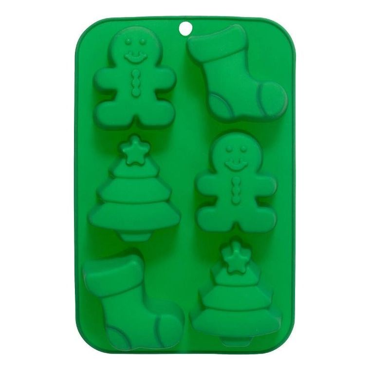 Atmosphera, świąteczny zestaw akcesoriów do pieczenia, foremka z łopatką i forma silikonowa