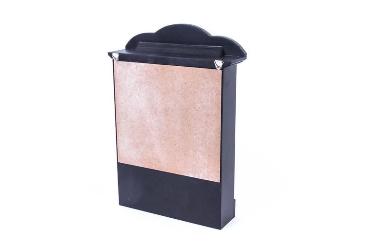 Atmosphera, szafka na klucze drewniana, schowek, styl vintage, brązowy