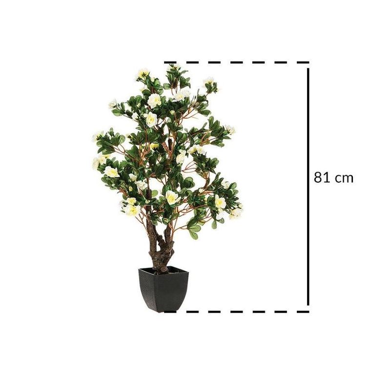 Atmosphera, sztuczne kwiaty na balkon, Azalia, 81 cm