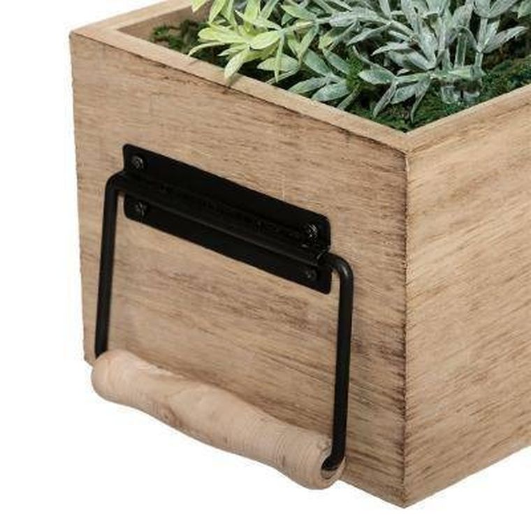 Atmosphera, sztuczne rośliny w skrzynce z uchwytem, 43-24 cm