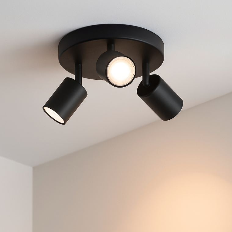 Atmosphera, Vico, lampy sufitowe, metalowe klosze, 3 punktowe