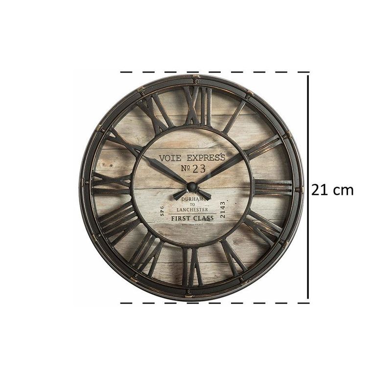 Atmosphera, Voie Express, zegar ścienny, Ø 21 cm