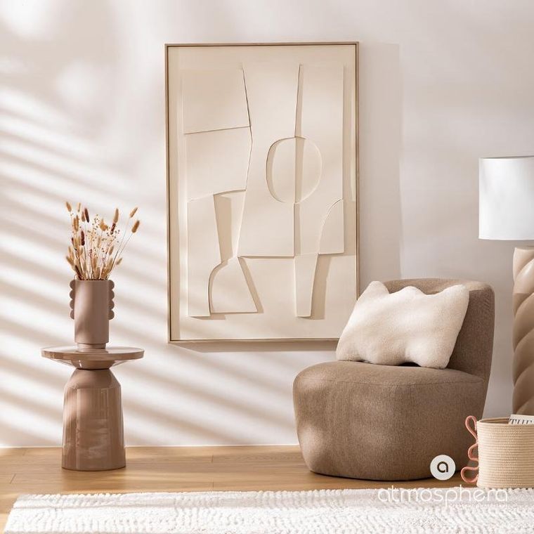 Atmosphera, wazon ceramiczny Wavy Bliss, Ø 13 cm