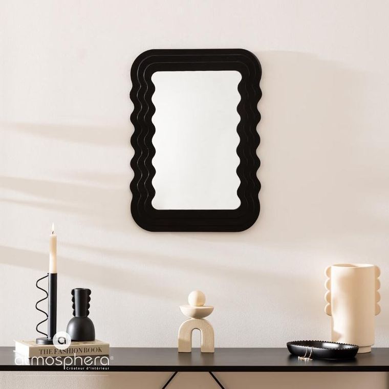 Atmosphera, wazon ceramiczny, Wavy Bliss, Ø 13 cm