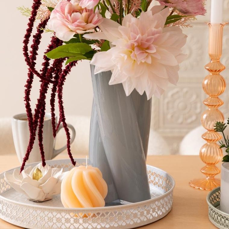 Atmosphera, Wild Romance, szklany wazon, 10,5 cm