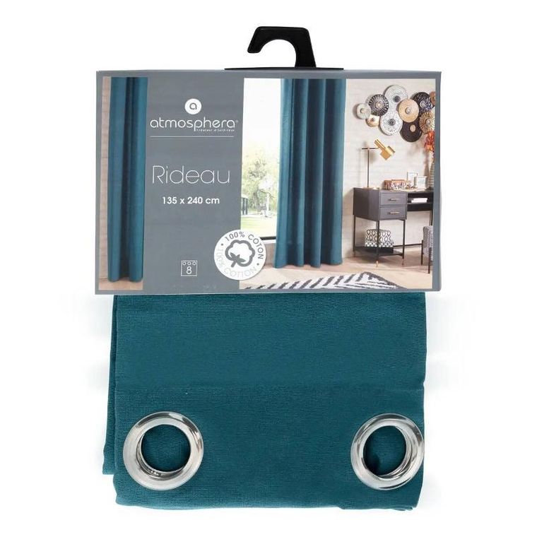 Atmosphera, zasłona bawełniana na przelotkach, Anjali, 135-240 cm