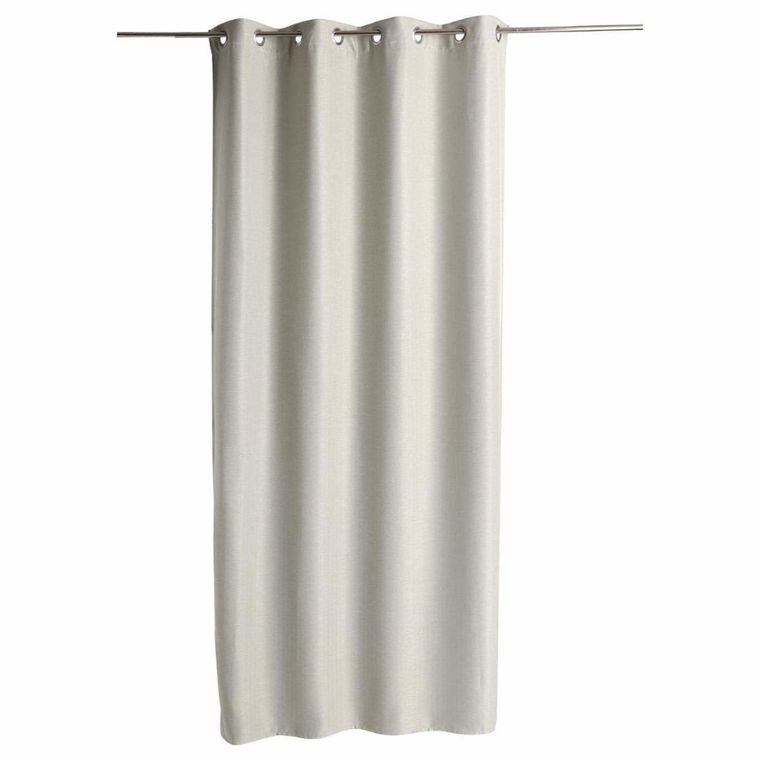 Atmosphera, zasłona dekoracyjna, poliestrowa, okienna na przelotkach, 140-260 cm, beżowa