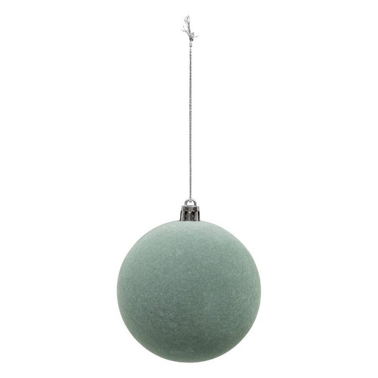 Atmosphera, zestaw bombek z brokatowym wzorem, 8 cm