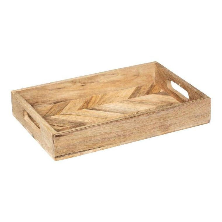 Atmosphera, zestaw drewnianych tac, 2 szt., Wild