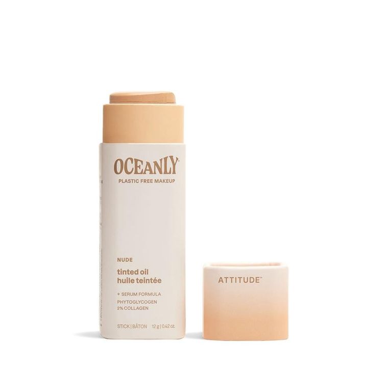 Attitude, Oceanly, olejek koloryzujący, tined oil serum, Nude, 12 g