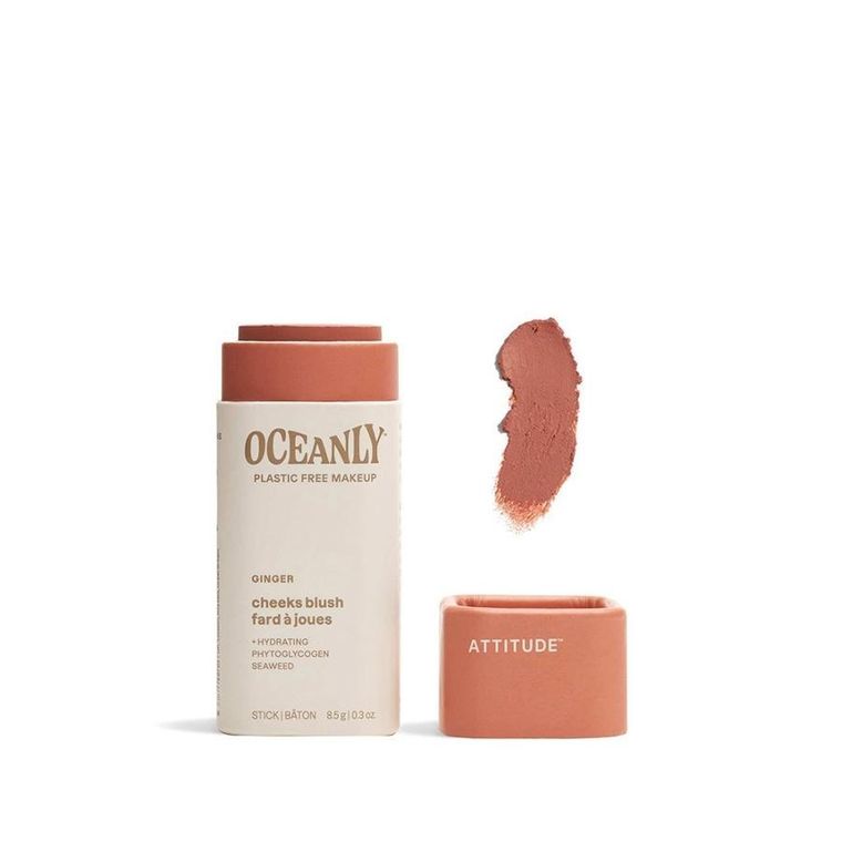 Attitude, Oceanly, róż do policzków, Ginger, 8,5 g