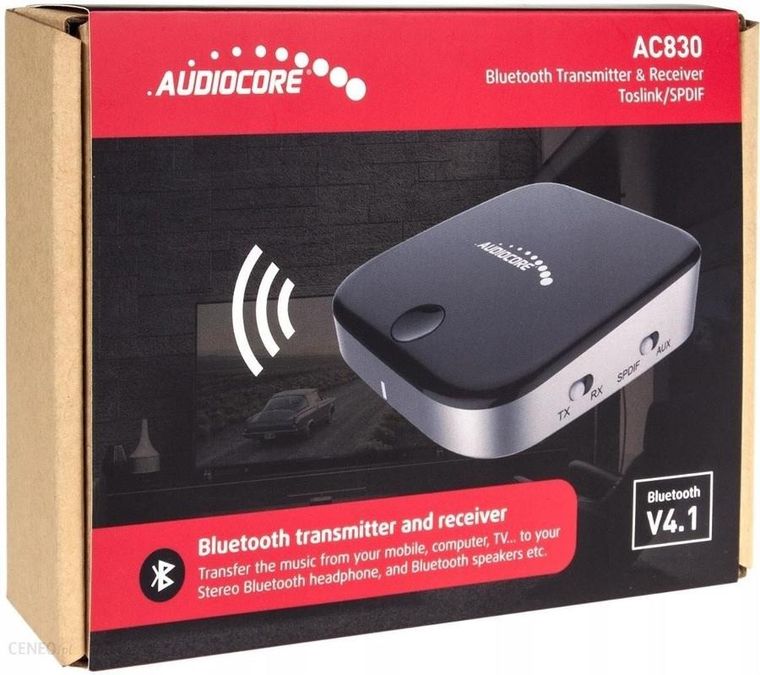 Audiocore, adapter, AC830, Jack - Micro USB, czarno-srebrny