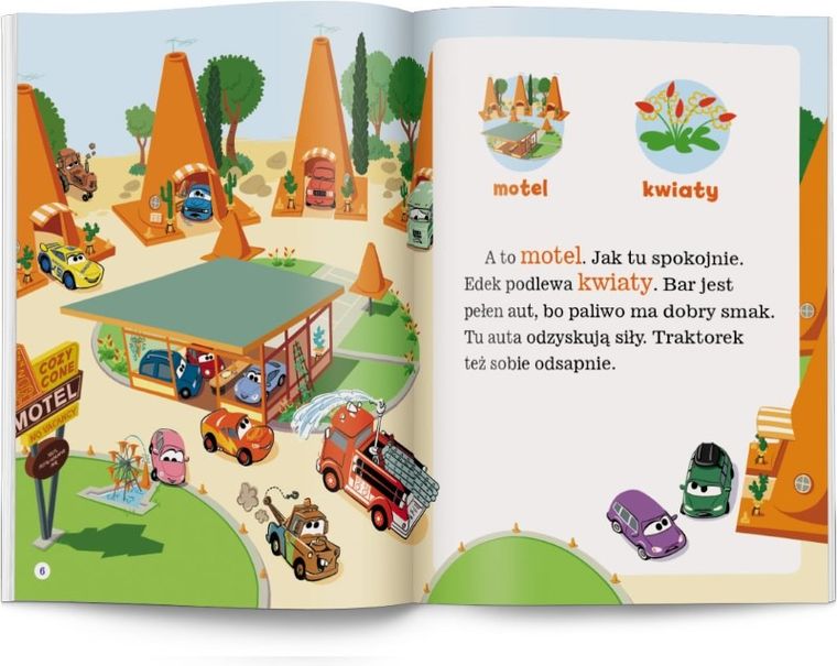 Auta. Przygoda z czytaniem.