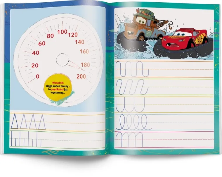 Auta. Rysujemy szlaczki