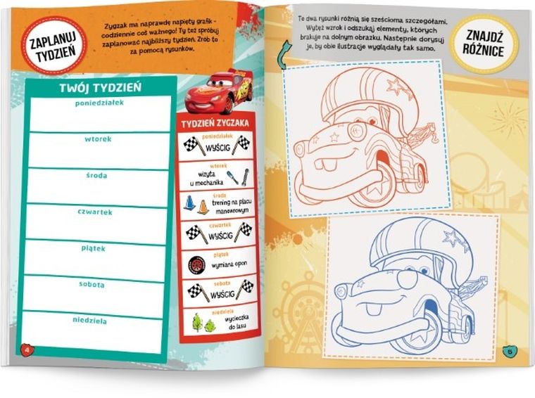 Auta. Zadania do zmazywania