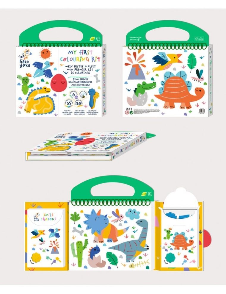 Avenir, Dinozaury, mój pierwszy zestaw do kolorowania