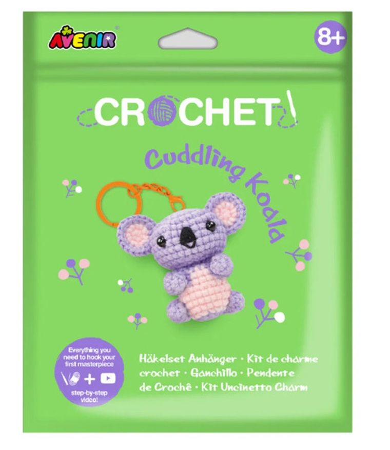 Avenir, Koala, stwórz własny breloczek szydełkowy, zestaw kreatywny