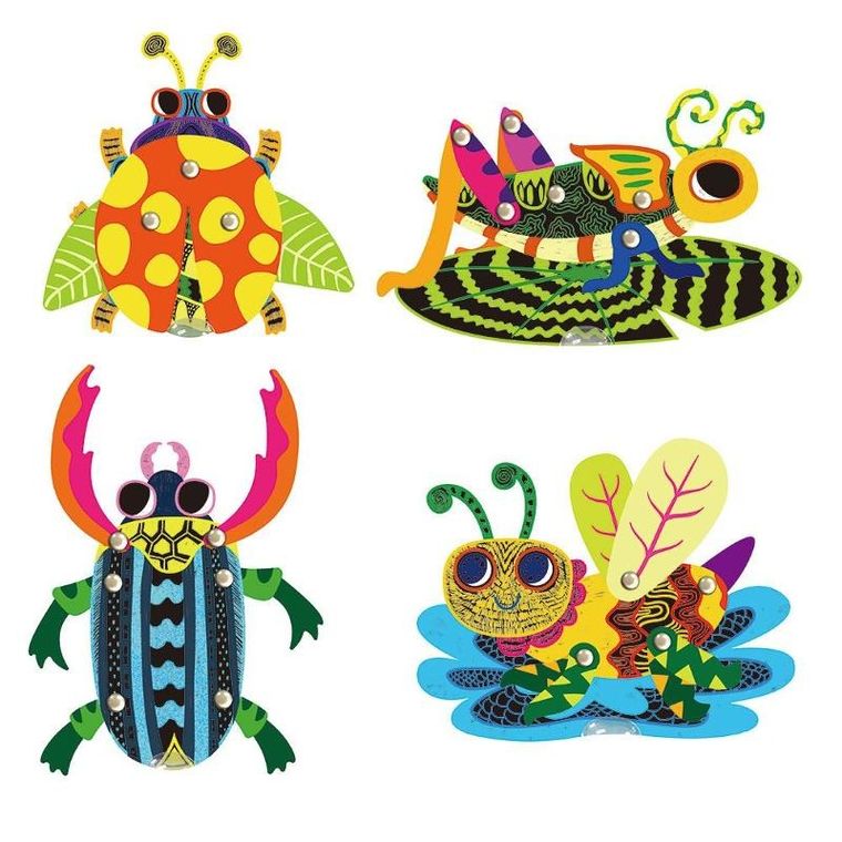 Avenir, Scratch, Małe Owady, wydrapywanka, zestaw kreatywny